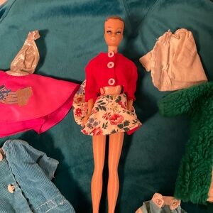 Rare Vintage 1962 Barbie’s Midge doll without wig with clothes